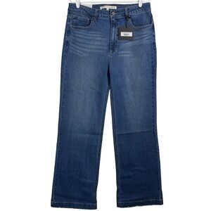 Define Your‎ Inspiration DYI Womens High Rise Wide Leg Jeans Light Wash Denim 31